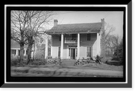 Historic Framed Print, Etheridge-Stanton House, 186 Lee Street, Jefferson, Jackson County, GA,  17-7/8" x 21-7/8"