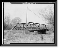 Woody Allen Road Bridge, Spanning Oothalooga Creek at County Road 316, Adairsville vicinity, Bartow County, GA, Antique Wall Art