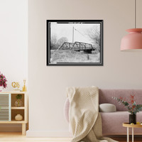 Woody Allen Road Bridge, Spanning Oothalooga Creek at County Road 316, Adairsville vicinity, Bartow County, GA, Antique Wall Art