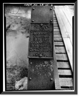 Woody Allen Road Bridge, Spanning Oothalooga Creek at County Road 316, Adairsville vicinity, Bartow County, GA - 6, Antique Poster