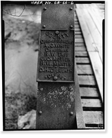 Woody Allen Road Bridge, Spanning Oothalooga Creek at County Road 316, Adairsville vicinity, Bartow County, GA - 6, Antique Poster