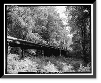 Jefferson County Road 255 Bridge, Spanning Rocky Comfort Creek, Louisville, Jefferson County, GA - 2 Classic, Antique Poster