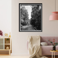 Jefferson County Road 255 Bridge, Spanning Rocky Comfort Creek, Louisville, Jefferson County, GA - 4, Vintage Wall Art