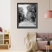 Jefferson County Road 255 Bridge, Spanning Rocky Comfort Creek, Louisville, Jefferson County, GA - 5 Classic, Antique Wall Art