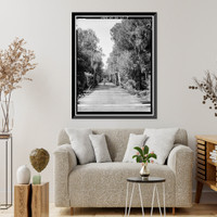 Jefferson County Road 255 Bridge, Spanning Rocky Comfort Creek, Louisville, Jefferson County, GA - 5 Classic, Antique Wall Art
