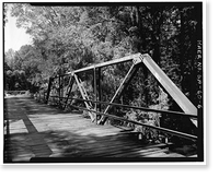Jefferson County Road 255 Bridge, Spanning Rocky Comfort Creek, Louisville, Jefferson County, GA - 6, Antique Print