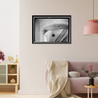 Historic Framed Print, Lowther Hall, Clinton, Jones County, GA - 7,  17-7/8" x 21-7/8"