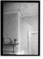 Historic Framed Print, Lowther Hall, Clinton, Jones County, GA - 12,  17-7/8" x 21-7/8"