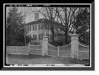 Historic Framed Print, Lowther Hall, Clinton, Jones County, GA - 13,  17-7/8" x 21-7/8"