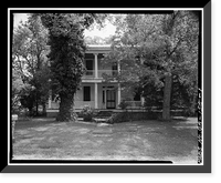 Mitchell-Barron House, Washington & Madison Streets, Clinton, Jones County, GA - 3, Vintage Print
