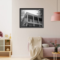 Mitchell-Barron House, Washington & Madison Streets, Clinton, Jones County, GA - 8 Classic, Vintage Print