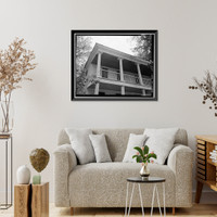 Mitchell-Barron House, Washington & Madison Streets, Clinton, Jones County, GA - 8 Classic, Vintage Print