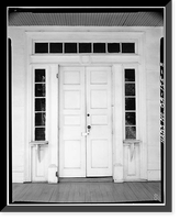 Mitchell-Barron House, Washington & Madison Streets, Clinton, Jones County, GA - 10, Vintage Poster