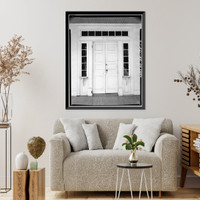 Mitchell-Barron House, Washington & Madison Streets, Clinton, Jones County, GA - 10, Vintage Poster