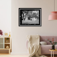 Historic Framed Print, Tolomato Mission, Darien vicinity, McIntosh County, GA - 5,  17-7/8" x 21-7/8"