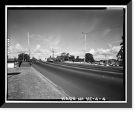 Wailoa Bridge, Spanning Wailoa River at Kamehameha Avenue, Hilo, Hawaii County, HI - 4, Historic Print
