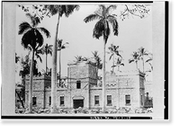 Historic Framed Print, Iolani Barracks, Richards & Hotel Streets, Honolulu, Honolulu County, HI - 17,  17-7/8" x 21-7/8"