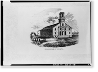 Historic Framed Print, Kawaiahao Church, Punchbowl & King Streets, Honolulu, Honolulu County, HI - 14,  17-7/8" x 21-7/8"