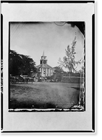 Historic Framed Print, Kawaiahao Church, Punchbowl & King Streets, Honolulu, Honolulu County, HI - 15,  17-7/8" x 21-7/8"