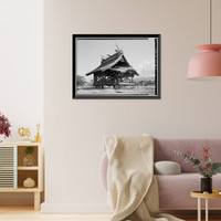 Historic Framed Print, Kukui Shrine, College Walk, Honolulu, Honolulu County, HI,  17-7/8" x 21-7/8"