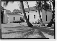 Historic Framed Print, Mission Frame House, King & Kawaiahao Streets, Honolulu, Honolulu County, HI - 3,  17-7/8" x 21-7/8"