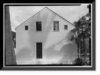 Historic Framed Print, Mission Frame House, King & Kawaiahao Streets, Honolulu, Honolulu County, HI - 4,  17-7/8" x 21-7/8"