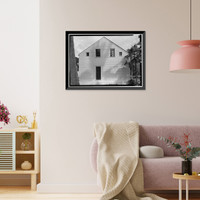 Historic Framed Print, Mission Frame House, King & Kawaiahao Streets, Honolulu, Honolulu County, HI - 4,  17-7/8" x 21-7/8"