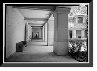 Historic Framed Print, Academy of Fine Arts, 900 South Beretania Street, Honolulu, Honolulu County, HI - 5,  17-7/8" x 21-7/8"