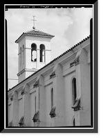 Our Lady of Peace Cathedral, 1183 Fort Street, Honolulu, Honolulu County, HI - 5 Classic, Historic Print