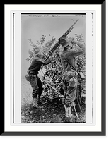 Historic Framed Print, Anti-aircraft gun,  17-7/8" x 21-7/8"