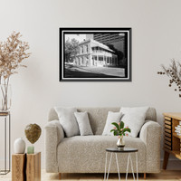 Historic Framed Print, Old Post Office, Merchant & Bethel Streets, Honolulu, Honolulu County, HI,  17-7/8" x 21-7/8"