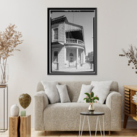 Historic Framed Print, Old Post Office, Merchant & Bethel Streets, Honolulu, Honolulu County, HI - 2,  17-7/8" x 21-7/8"