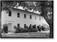 Punahou School, School Hall, 1601 Punahou Street, Honolulu, Honolulu County, HI, Historic Print