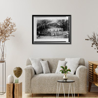 Historic Framed Print, Adobe Schoolhouse, Kawaiahao Street at Mission Lane, Honolulu, Honolulu County, HI - 6,  17-7/8" x 21-7/8"