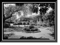 Historic Framed Print, Philip Spalding House, Makiki Heights Drive, Honolulu, Honolulu County, HI - 3,  17-7/8" x 21-7/8"