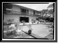 Historic Framed Print, Philip Spalding House, Makiki Heights Drive, Honolulu, Honolulu County, HI - 7,  17-7/8" x 21-7/8"