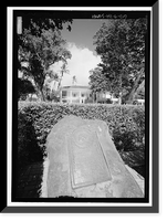 Historic Framed Print, Washington Place, 320 South Beretania Street, Honolulu, Honolulu County, HI,  17-7/8" x 21-7/8"