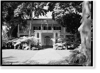 Historic Framed Print, Washington Place, 320 South Beretania Street, Honolulu, Honolulu County, HI - 3,  17-7/8" x 21-7/8"