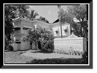 Historic Framed Print, Washington Place, 320 South Beretania Street, Honolulu, Honolulu County, HI - 6,  17-7/8" x 21-7/8"