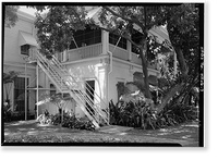 Historic Framed Print, Washington Place, 320 South Beretania Street, Honolulu, Honolulu County, HI - 7,  17-7/8" x 21-7/8"