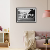 Historic Framed Print, Washington Place, 320 South Beretania Street, Honolulu, Honolulu County, HI - 8,  17-7/8" x 21-7/8"