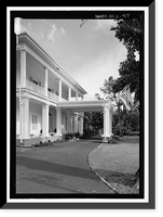 Historic Framed Print, Washington Place, 320 South Beretania Street, Honolulu, Honolulu County, HI - 9,  17-7/8" x 21-7/8"