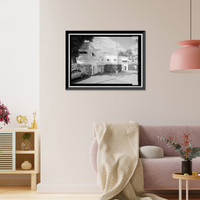 Historic Framed Print, Washington Place, 320 South Beretania Street, Honolulu, Honolulu County, HI - 16,  17-7/8" x 21-7/8"