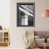 Historic Framed Print, Washington Place, 320 South Beretania Street, Honolulu, Honolulu County, HI - 19,  17-7/8" x 21-7/8"