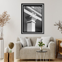 Historic Framed Print, Washington Place, 320 South Beretania Street, Honolulu, Honolulu County, HI - 19,  17-7/8" x 21-7/8"