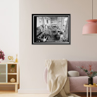 Historic Framed Print, Pearl Harbor Naval Shipyard, Building No. 58, Pearl Harbor Shipyard, South Corner of Avenue G &, Pearl Harbor, Honolulu County, HI - 3,  17-7/8" x 21-7/8"