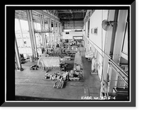 Historic Framed Print, Pearl Harbor Naval Shipyard, Building No. 58, Pearl Harbor Shipyard, South Corner of Avenue G &, Pearl Harbor, Honolulu County, HI - 4,  17-7/8" x 21-7/8"