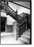 Historic Framed Print, Bishop Museum, Main Building, Likelike Highway, Honolulu, Honolulu County, HI - 7,  17-7/8" x 21-7/8"