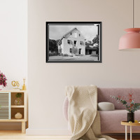 Historic Framed Print, Chamberlain House, King & Kawaiahao Streets, Honolulu, Honolulu County, HI - 2,  17-7/8" x 21-7/8"