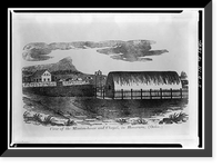 Historic Framed Print, Chamberlain House, King & Kawaiahao Streets, Honolulu, Honolulu County, HI - 11,  17-7/8" x 21-7/8"